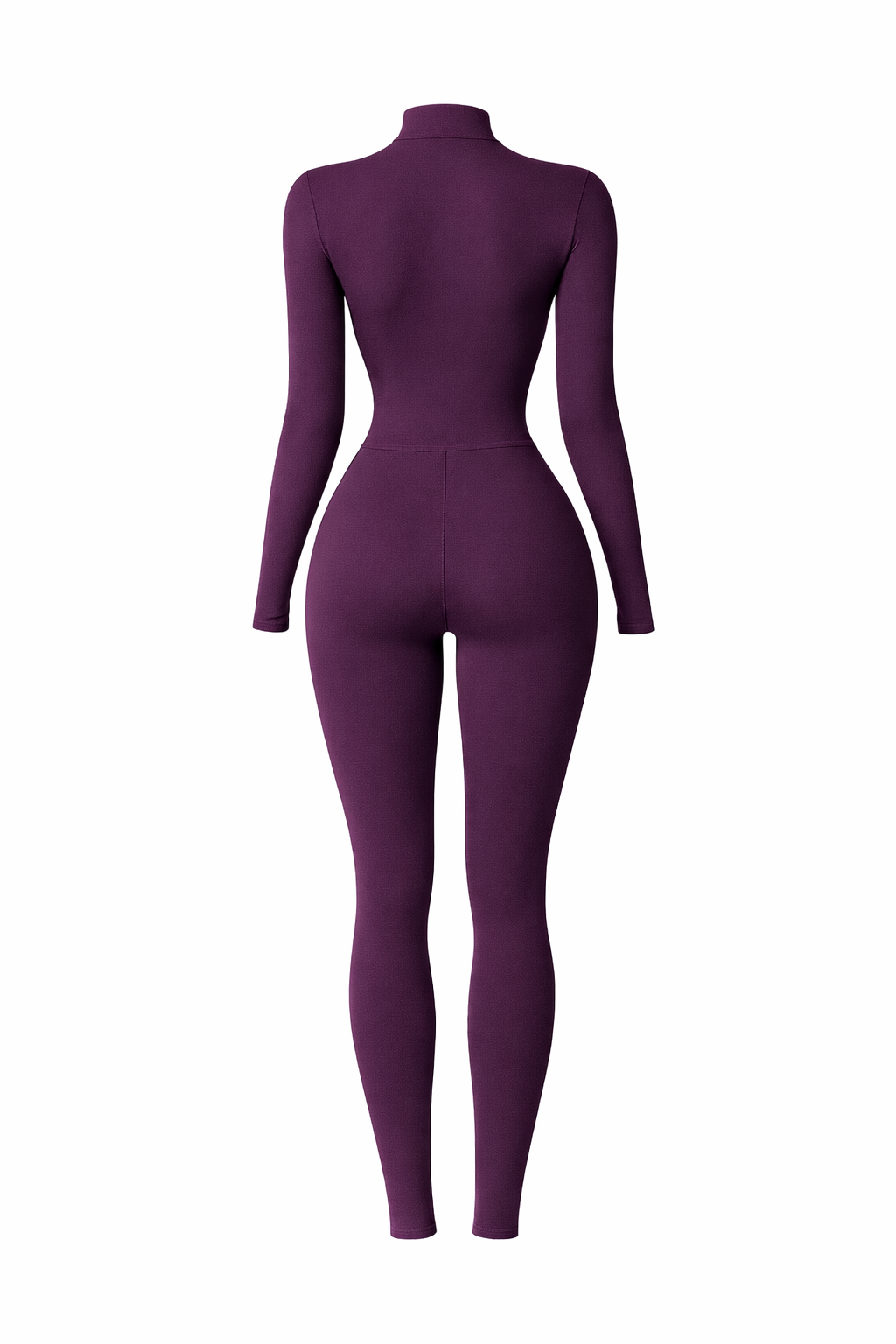 Гладкий комбінезон на флісі Leggings Body Crop top model 63 Navy (синій) - S KOMB-63-NAVY-S фото