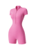 Гладкий комбінезон Shorts Body Crop T-shirt model 36 Light pink (рожевий) - M COMB36-GL-TSHIRT-LIPINK-M фото 1