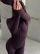 Гладкий комбінезон на флісі Leggings Body Crop top model 63 Navy (синій) - S KOMB-63-NAVY-S фото 8