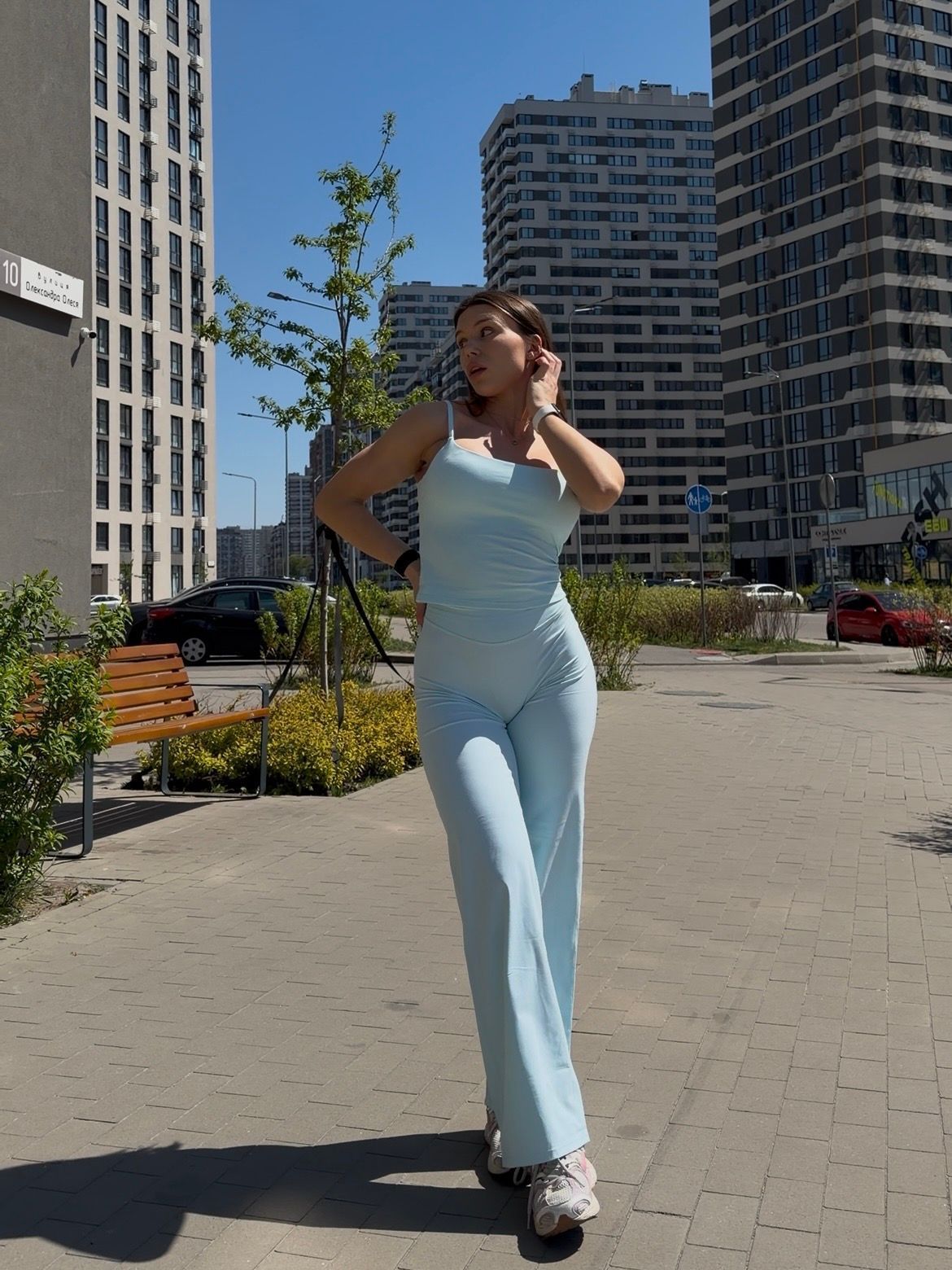 Жіноча майка Canotta Calm Fit model 183 Spun sugar(ніжно блакитний) - M MIKE-183-SPUNSU-M фото