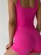 Безшовний комбінезон Shorts Body Cannota Rib Beetroot purple (рожевий) - L COMBSH-BEPU-L фото 4