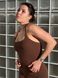 Жіноча майка Canotta Premium model 125 Chocolate (коричневий) - S MIKE-125-CHOCO-S фото 4
