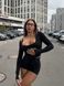 Спортивна кофта Crop Top Calm Fit model 203 Nero (чорний) - S CROP-203-NERO-S фото 1
