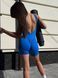 Короткий безшовний комбінезон Shorts Body Cannota model 42 Blue deepth (синій) - M COMB-SHRTS-BLUE-DEEPTH-M фото 2
