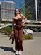 Жіночий комплект трійка Crop Top + Canotta + Leggings Calm Fit model 181 Chocolate (коричневий) - S KOMP-181-CHOC-S фото 7