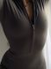 Гладкий комбінезон Leggings Body Crop top model 28 Grafite (темно-сірий) - М COMB-GL-GRPH-M фото 4