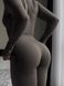 Гладкий комбінезон Leggings Body Crop top model 28 Grafite (темно-сірий) - М COMB-GL-GRPH-M фото 8