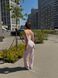 Жіночий комплект трійка Crop Top + Canotta + Leggings Calm Fit model 181 Blossom (рожевий) - M KOMP-181-BLOS-M фото 3
