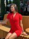 Гладкий комбінезон Shorts Body Crop T-shirt Skin model 191 Rosso (яскраво червоний) - S KOMB-191-ROSSO-S фото 7
