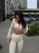Короткий кроп топ Crop Top Premium model 73 Crema (слонова кістка) - M TOP-73-CREAM-M фото 9