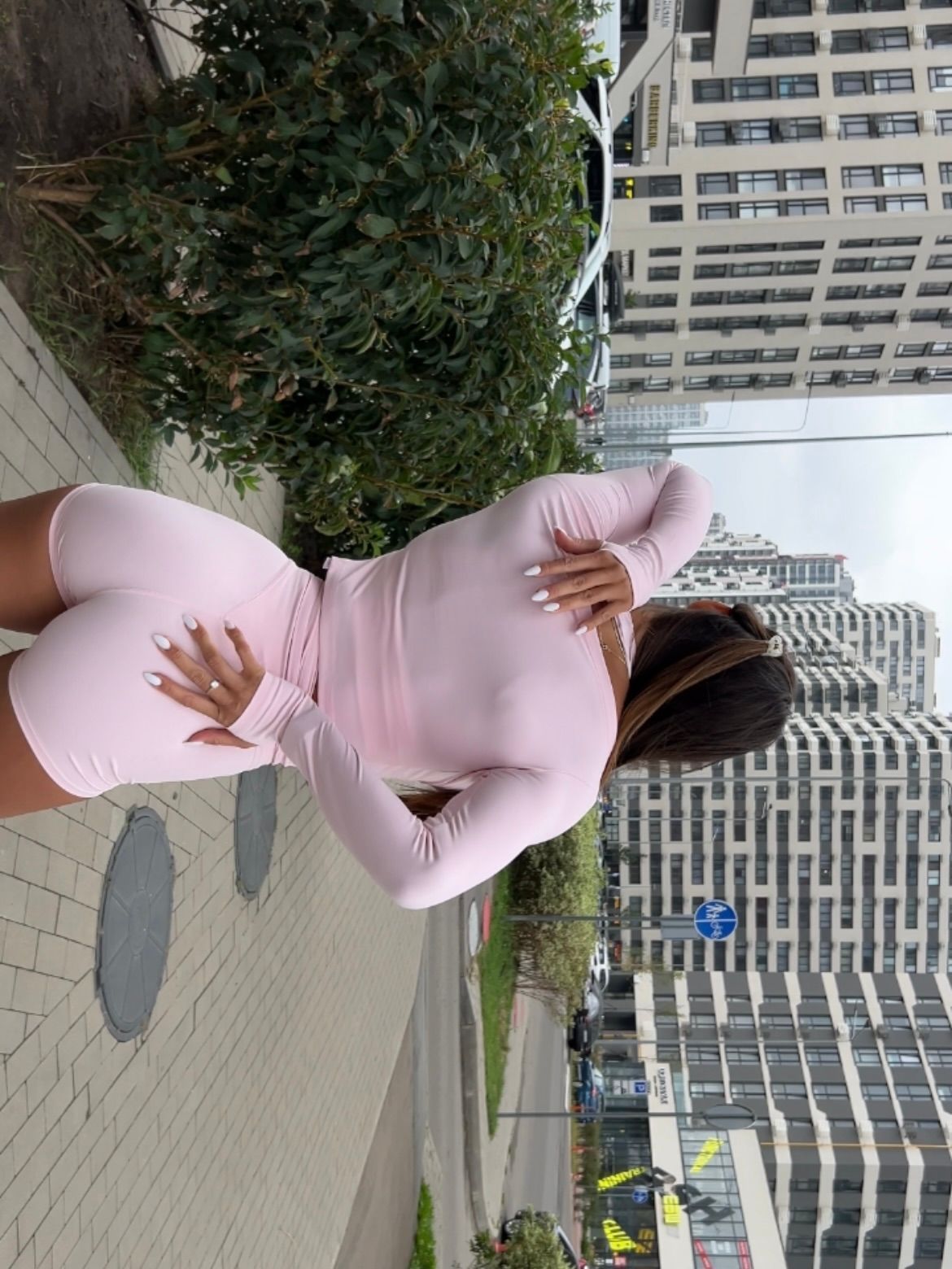 Спортивна кофта Crop Top Calm Fit model 203 Blossom (рожевий) - S CROP-203-BLOSS-S фото