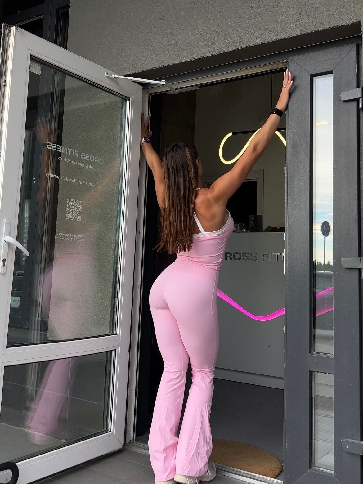 Жіночий комплект Leggings + Canotta model 148 Sweet Lilac (рожевий) - S KOMP-148-SWEET-S фото