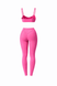 Спортивний жіночий комплект Top+leggings Skin model 81 Sweet Lilac(рожевий) - S COMP-MOD81-SWELI-S фото 2