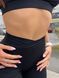 Жіночі легінси з V-поясом кльош Leggings Calm Fit Premium model 198 Chocolate (коричневий) - S LEG-198-CHOC-S фото 6