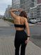 Жіночі легінси з V-поясом кльош Leggings Calm Fit Premium model 198 Chocolate (коричневий) - S LEG-198-CHOC-S фото 5