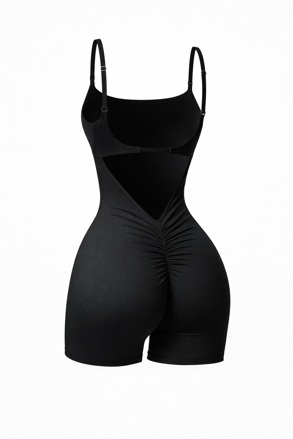 Гладкий комбінезон Shorts Body Canotta model 86 Nero (чорний) - S GL-COMB86-NERO-S фото