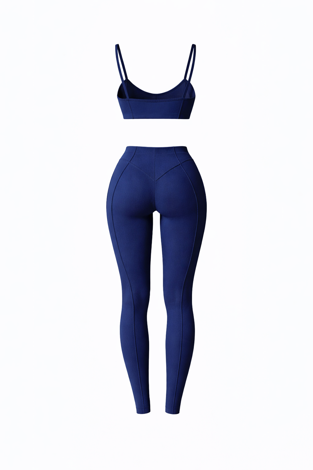 Спортивний жіночий комплект Top+leggings Skin model 81 Blue deepth(синій) - M COMP-MOD81-BLUTH-M фото