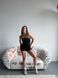 Гладкий комбінезон Shorts Body Canotta model 86 Nero (чорний) - S GL-COMB86-NERO-S фото 3