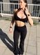 Жіночий спортивний топ Top Premium model 195 Nero (чорний) - S TOP-195-NERO-S фото 1
