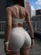 Жіночий спортивний комплект Shorts + Top model 118 Crema (слонова кістка) - S KOMP-118-CREMA-S фото 10