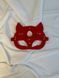 Маска кішки шкіряна червона ACC-MASK-CAT-RED фото 5