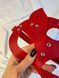 Маска кішки шкіряна червона ACC-MASK-CAT-RED фото 3