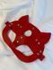 Маска кішки шкіряна червона ACC-MASK-CAT-RED фото 1