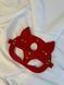 Маска кішки шкіряна червона ACC-MASK-CAT-RED фото 2