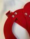 Маска кішки шкіряна червона ACC-MASK-CAT-RED фото 4