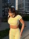 Спортивна футболка Crop T-shirt Calm Fit model 190 Sun lime (жовтий) - S CROP-190-SUNLI-S фото 4