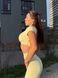 Спортивна футболка Crop T-shirt Calm Fit model 190 Sun lime (жовтий) - S CROP-190-SUNLI-S фото 5