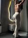 Жіночі легінси-кльош Leggings Premium model 94 Crema (слонова кістка) - M LEG-KLESH-94-CREMA-M фото 4