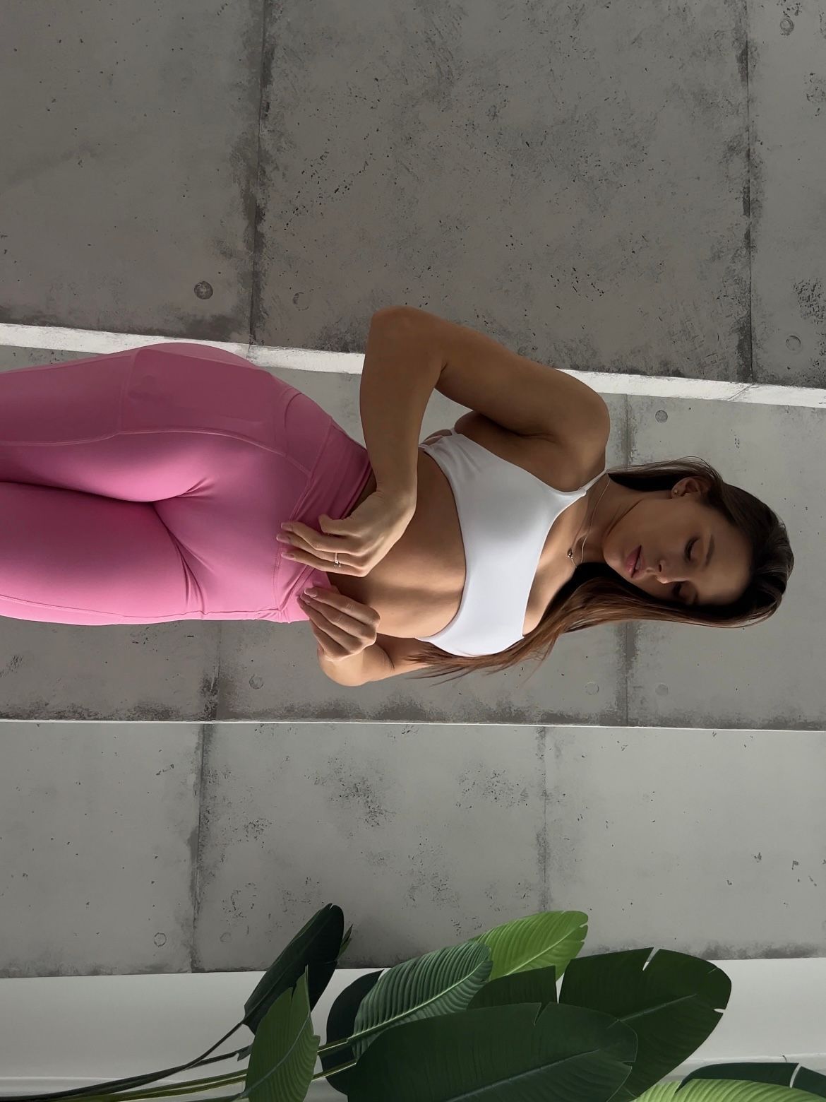 Спортивні лосини з кишенями Leggings Model 157 Sweet Lilac (рожевий) - M LEG-157-SWELI-M фото