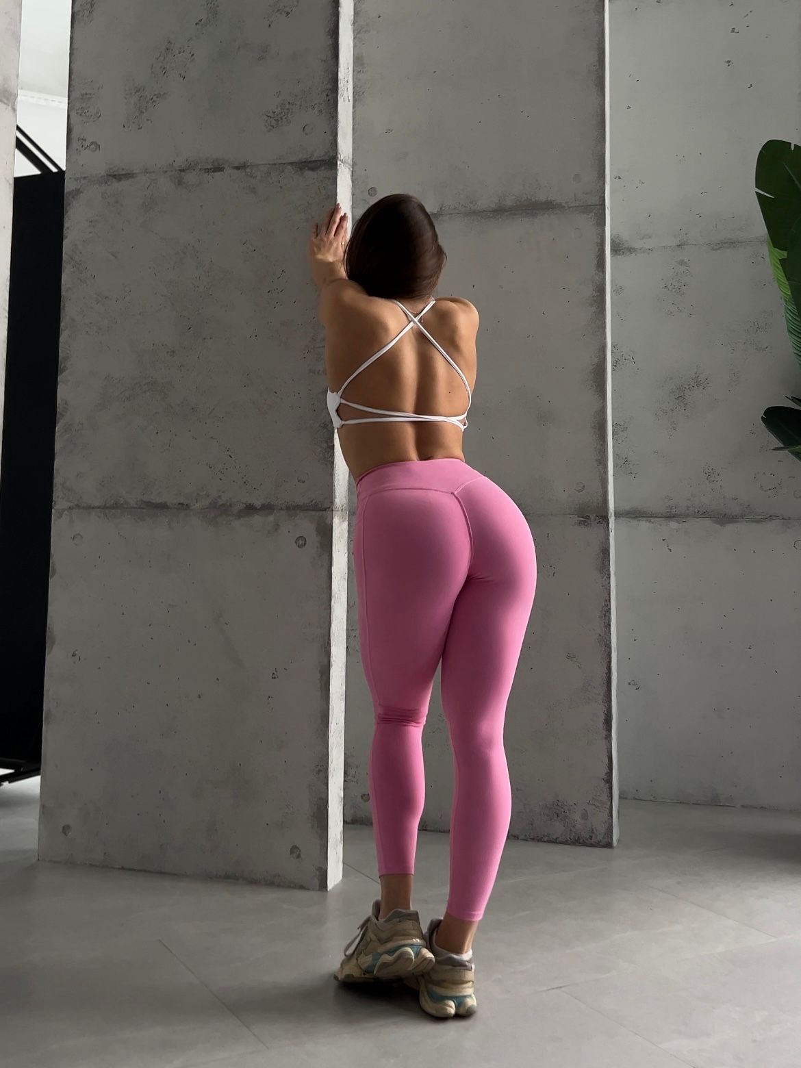Спортивні лосини з кишенями Leggings Model 157 Sweet Lilac (рожевий) - M LEG-157-SWELI-M фото