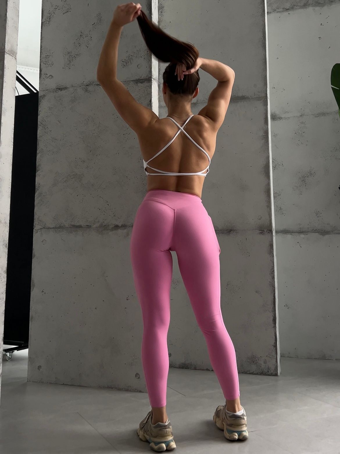 Спортивні лосини з кишенями Leggings Model 157 Sweet Lilac (рожевий) - M LEG-157-SWELI-M фото