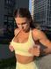 Спортивний топ Top Calm Fit model 189 Sun lime (жовтий) - S TOP-189-SUN-S фото 2