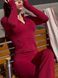 Жіночі легінси кльош Leggings model 162 Burgund (бордовий) - M LEG-162-BURG-M фото 3