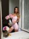 Комбінезон з мереживом рожевий (Pink) - S D204/2-PINK-S фото 6