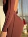 Гладкий комбінізон Leggings Body Crop Top Skin model 149 Chocolate (коричневий) - S KOMB-149-CHOC-S фото 8