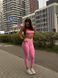 Жіночий спортивний комплект Leggings + Top model 156 Sweet lilac (рожевий) - S KOMB-156-SWEET-S фото 1