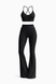 Жіночий комплект Leggings + Top model 160 Nero (чорний) - M LT-160-NERO-M фото 1
