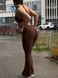 Спортивний жіночий комплект Top + leggings Push Up model 88 Chocolate (коричневий) - L KOMPL-88-CHOCO-L фото 4