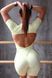 Гладкий комбінезон Shorts Body Crop T-shirt Skin model 109 Sun lime (жовтий) - S KOMB-GL-109-SUN-S фото 5
