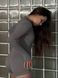 Гладкий комбінезон Shorts Body Crop top model 69 Sharkskin (сірий) - S COMB69-SHSK-S фото 4