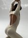 Гладкий комбінезон Leggings Body Crop top Skin  model 75 Crema (слонова кістка) - M COMB-GL-CREMA-M фото 2