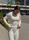Жіночі легінси Leggings Premium model 171 Crema (слонова кістка) - M LEG-171-CREMA-M фото 26