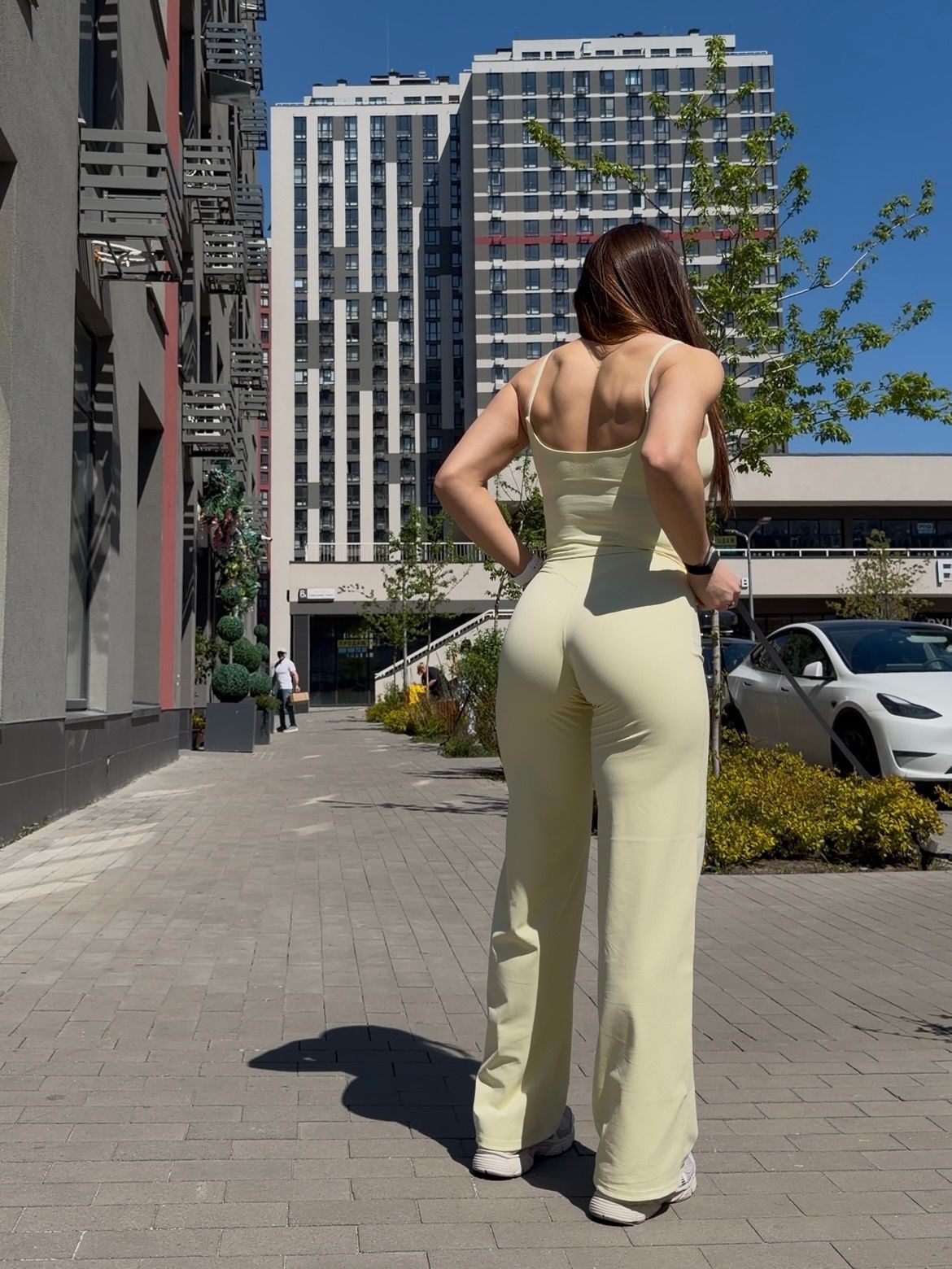 Жіночі легінси Leggings Premium model 171 Sun lime (жовтий) - S LEG-171-SUNLIME-S фото