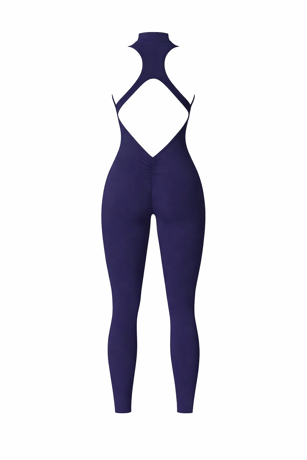 Гладкий комбінезон Leggings Body Crop T-shirt model 52 Navy (синій) - S LGGBDCT-NAVY-S фото