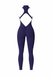 Гладкий комбінезон Leggings Body Crop T-shirt model 52 Navy (синій) - S LGGBDCT-NAVY-S фото 2